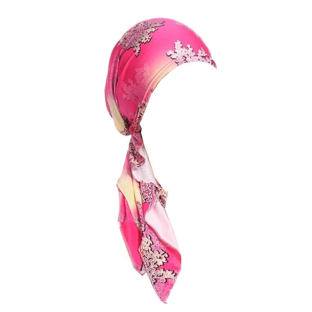 4980 Pre-Tied Bandana Turban Hat Chemo Cancer Headscarf Headwraps Headwear